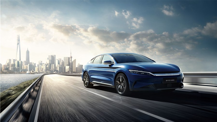BYD Han sedan thuần điện cao cấp