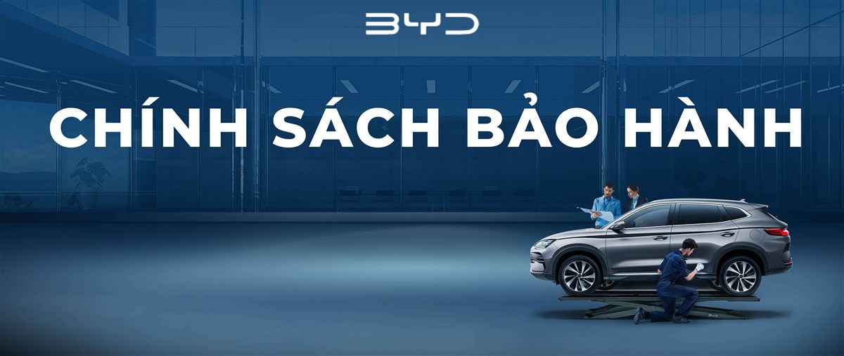 Chính sách bảo hành xe điện BYD